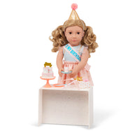 Our Generation Romy Birthday Party Doll - 18-inch Doll with Party Outfit and Accessories
