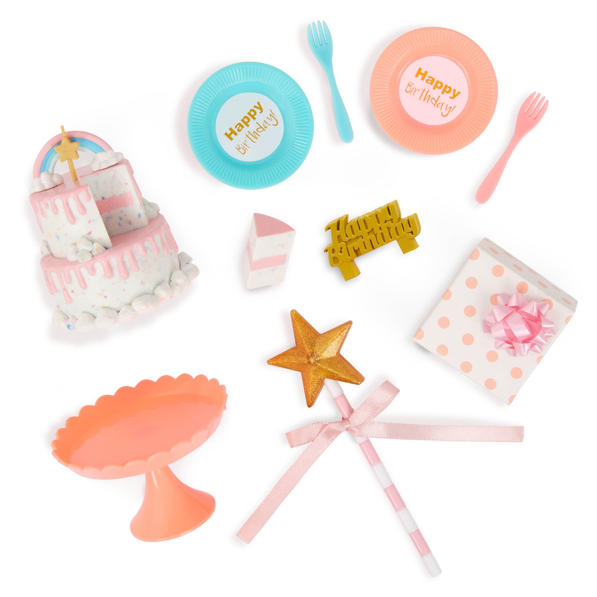 Our Generation Romy Birthday Party Doll - 18-inch Doll with Party Outfit and Accessories