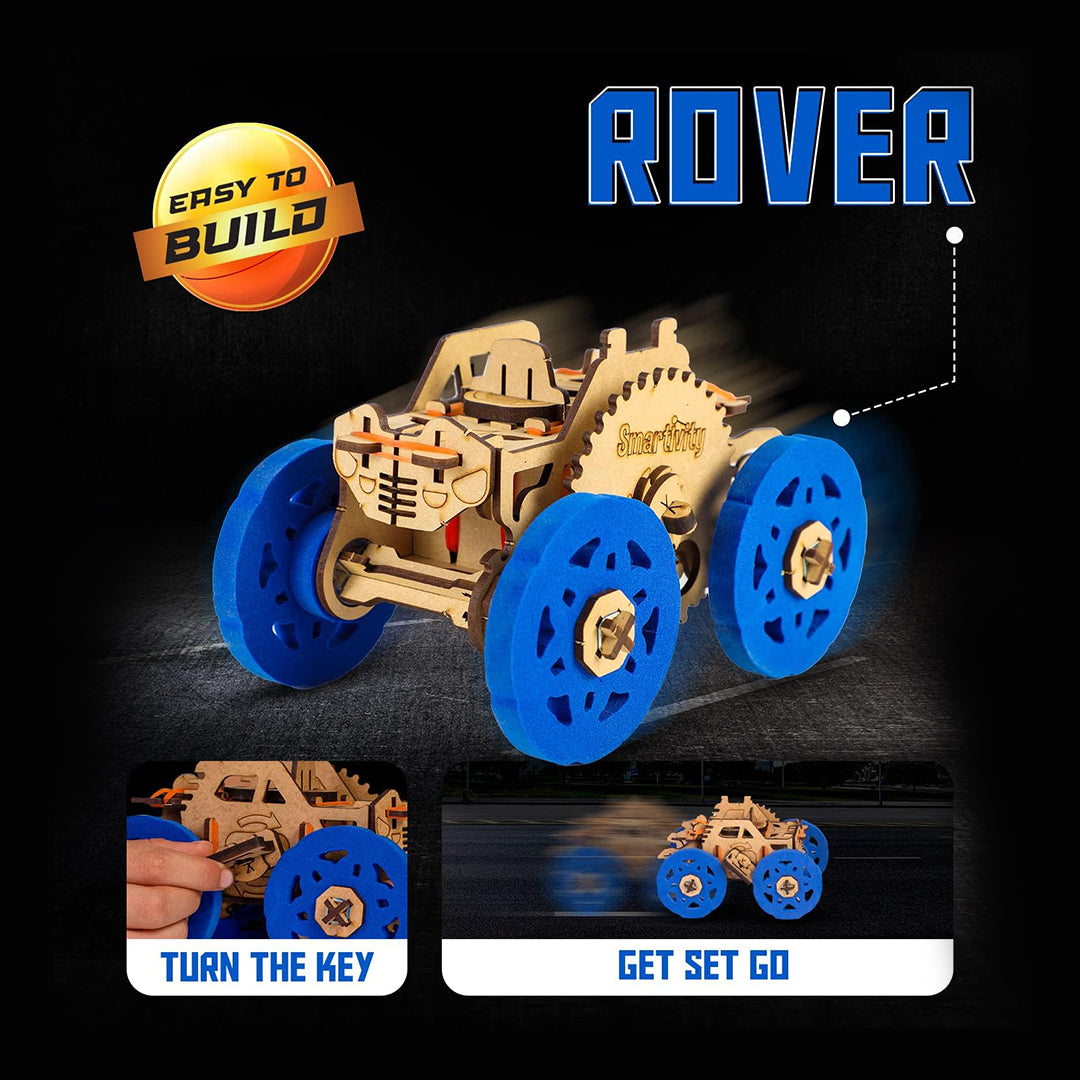 A close-up of the gear system and wind-up mechanism in the toy