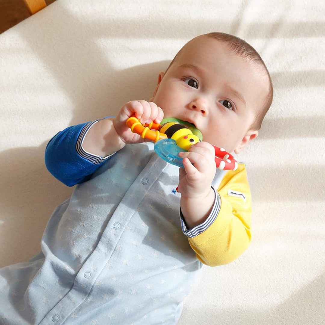 Sassy Bumble Bites Teether - Cooling Rattle Baby Toy (3M+)