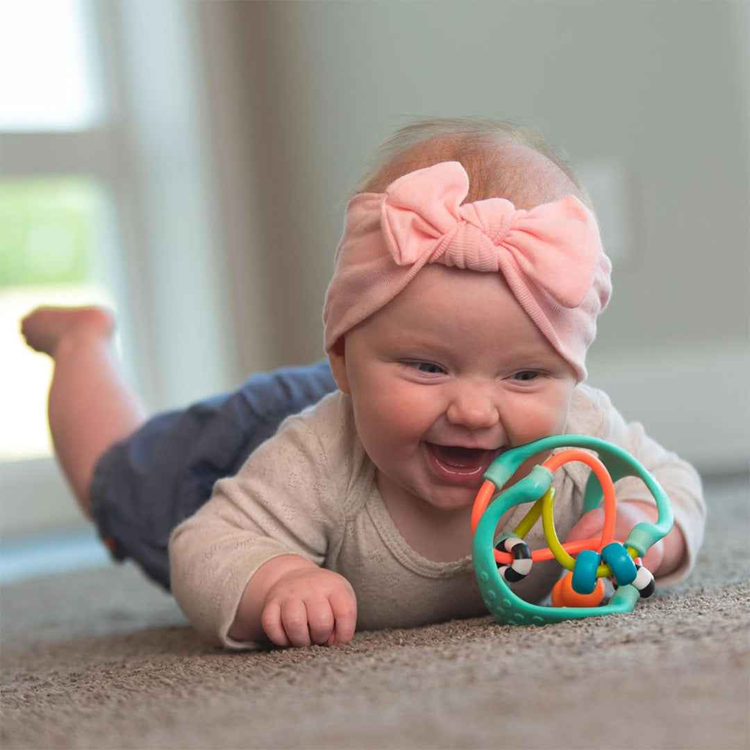 Sassy Busy Ball - Sensory & Educational Baby Toy (3M+)
