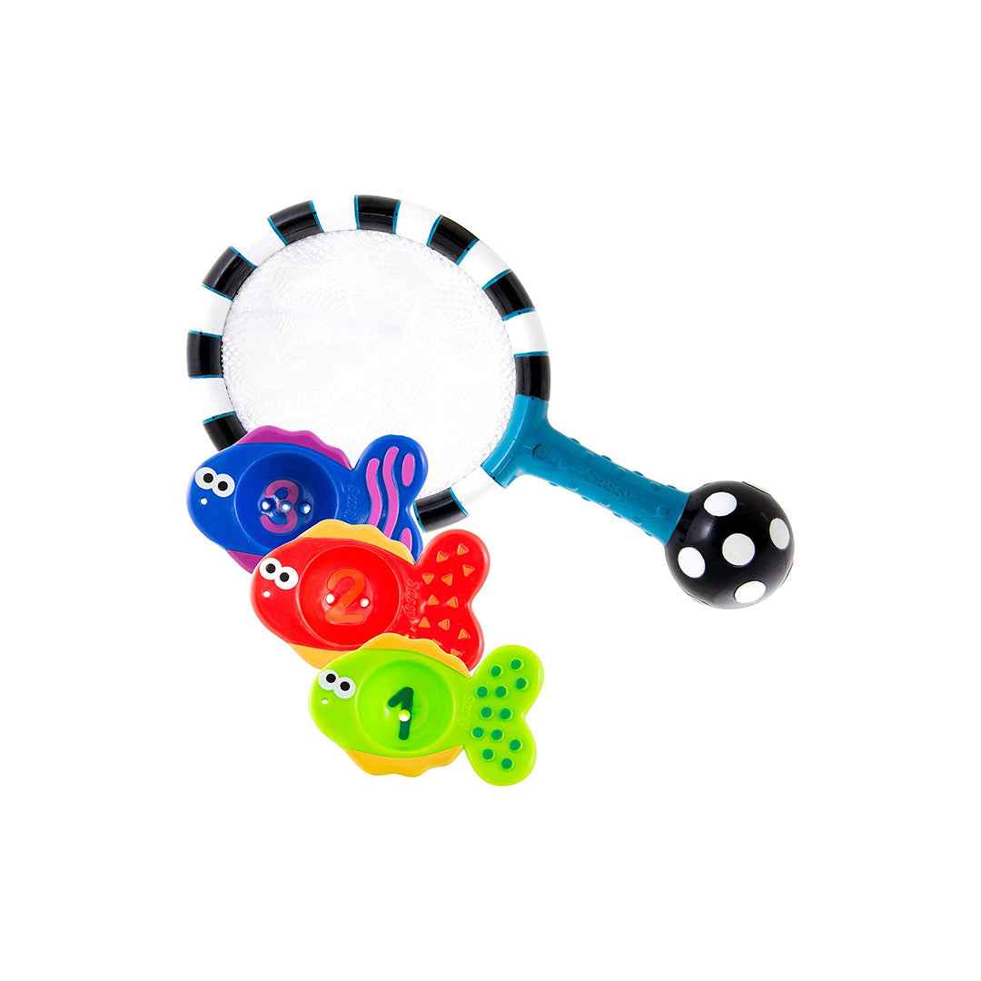 Sassy Catch & Count Net - Educational Baby Bath Toy (6M+)