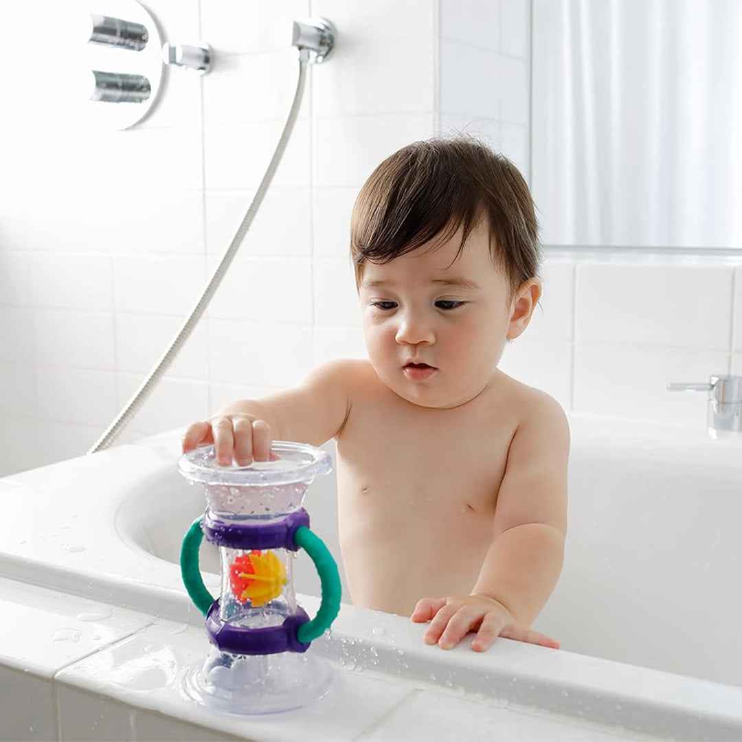 Sassy Double Dip Funnel - Educational Baby Bath Toy (6M+)