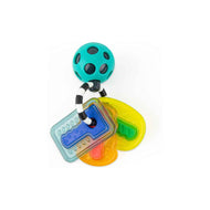 Sassy Drive N Drool Rattle Teether - Fun Keys Rattle & Teether for Babies