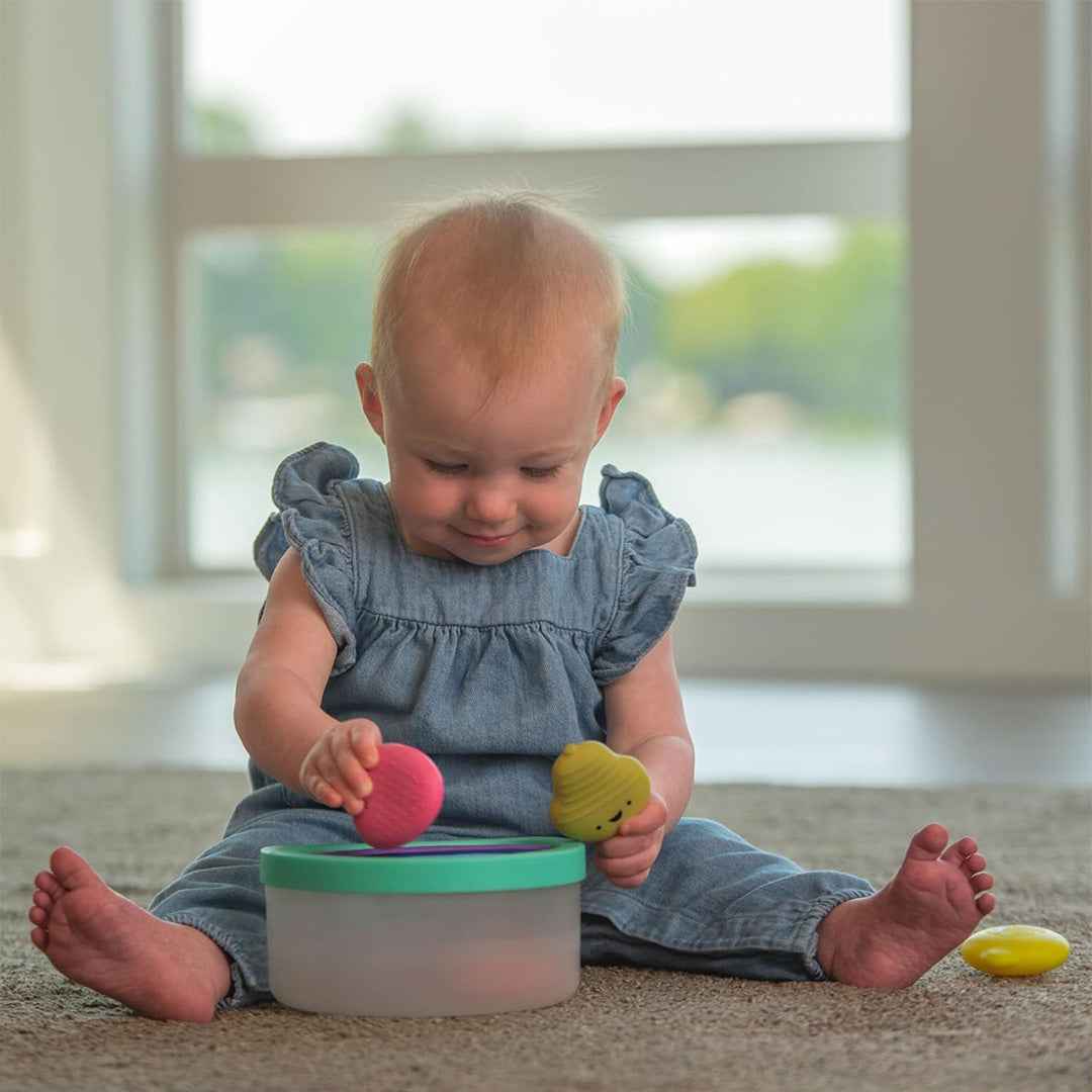 Sassy Fruit Fill N' Spill - Educational Baby Toy (6M+) - Toyspry