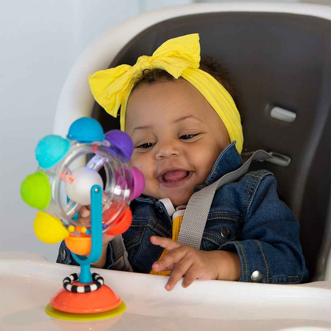 Sassy Light Up Rainbow Reel - Interactive Highchair Toy (6M+)