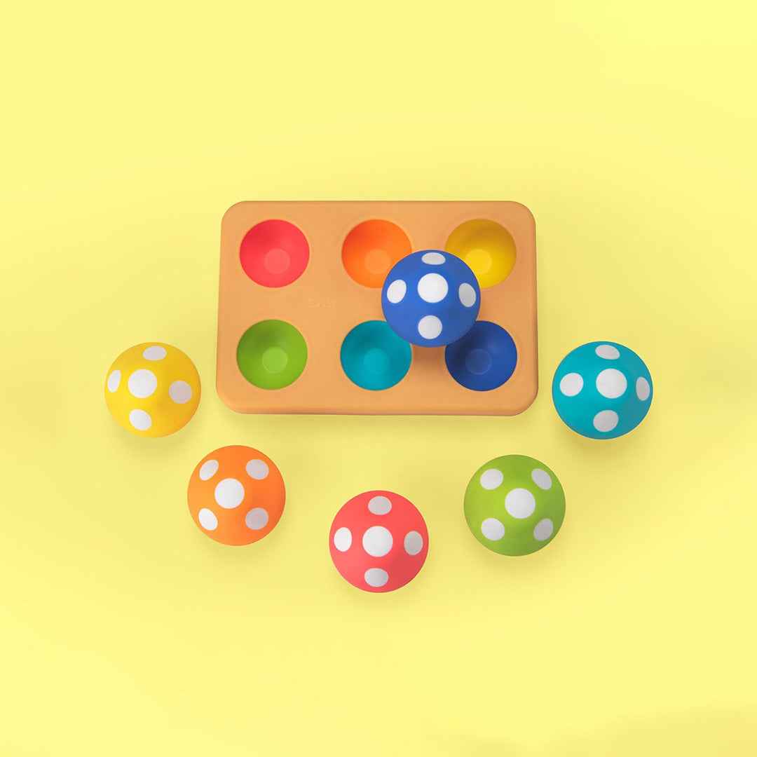 Sassy Mischievous Matching Mushrooms - Educational Baby Toy (6M+)