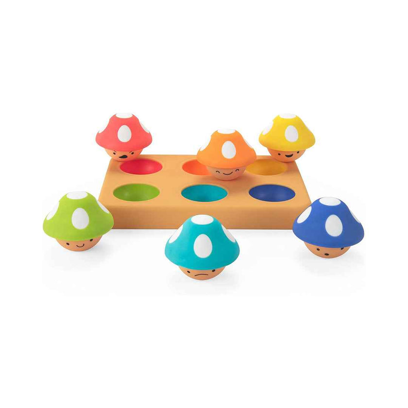 Sassy Mischievous Matching Mushrooms - Educational Baby Toy (6M+)