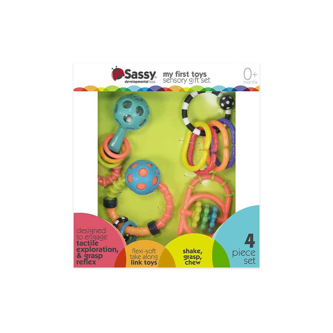 Sassy Sensory Gift Set - Educational Newborn Baby Toy (Newborn+)