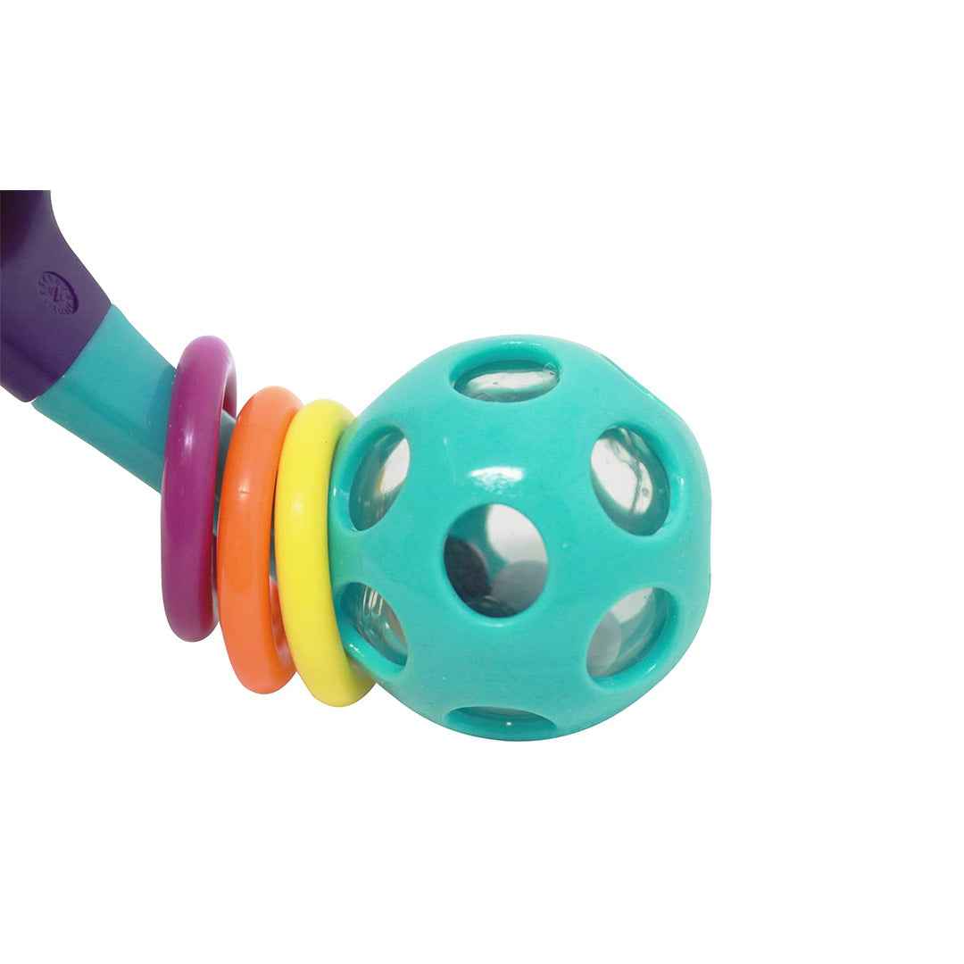 Sassy Peek-a-Boo Beads Rattle - Sensory Teether Toy (3M+)
