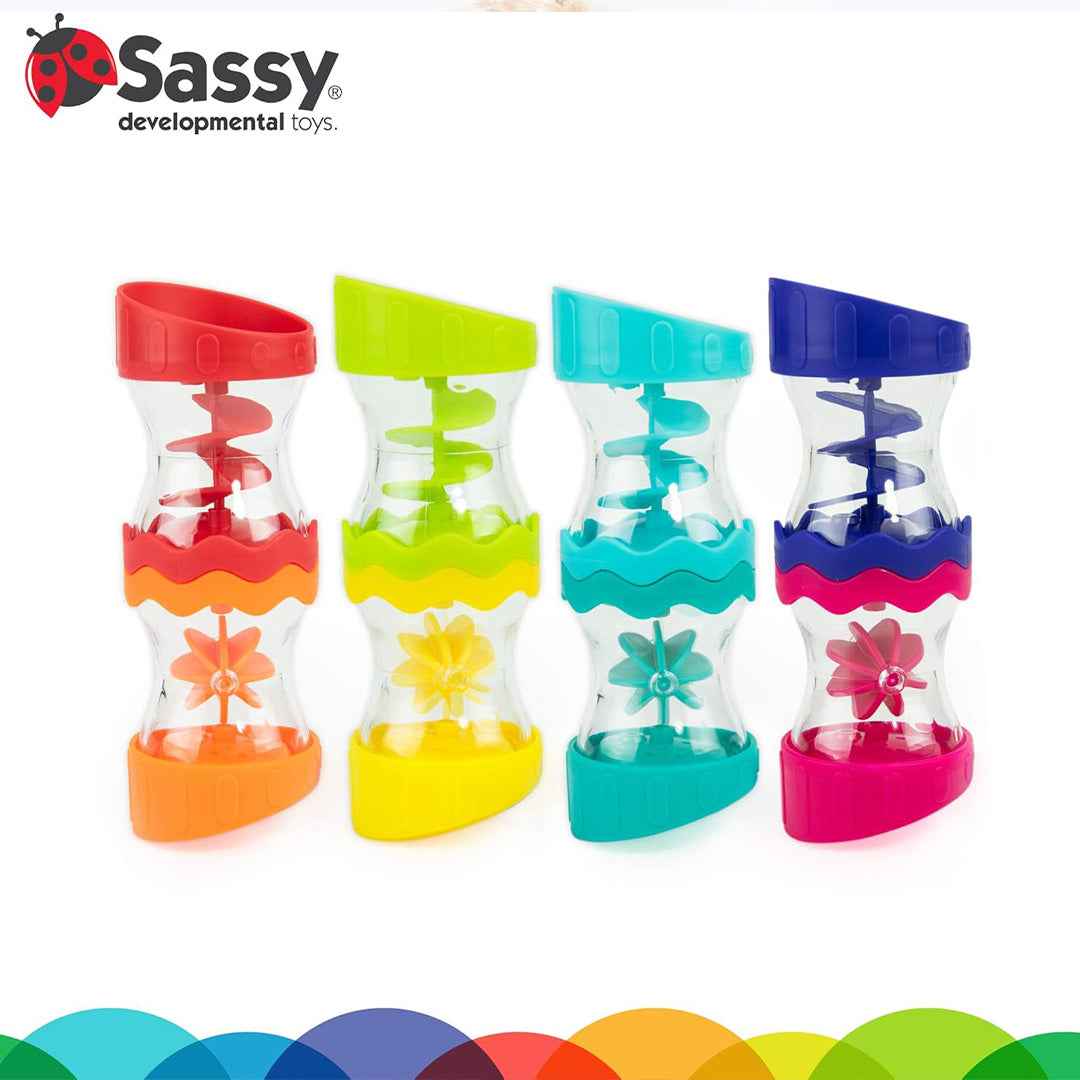 Sassy Rain Barrels Connecting Funnels - STEM Bath Toy (6M+)