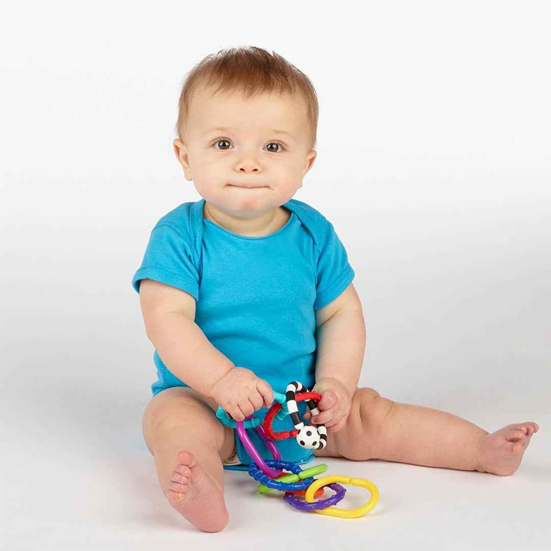 Sassy Ring O' Links - Activity Links & Teether Toy (Newborn+) - Toyspry