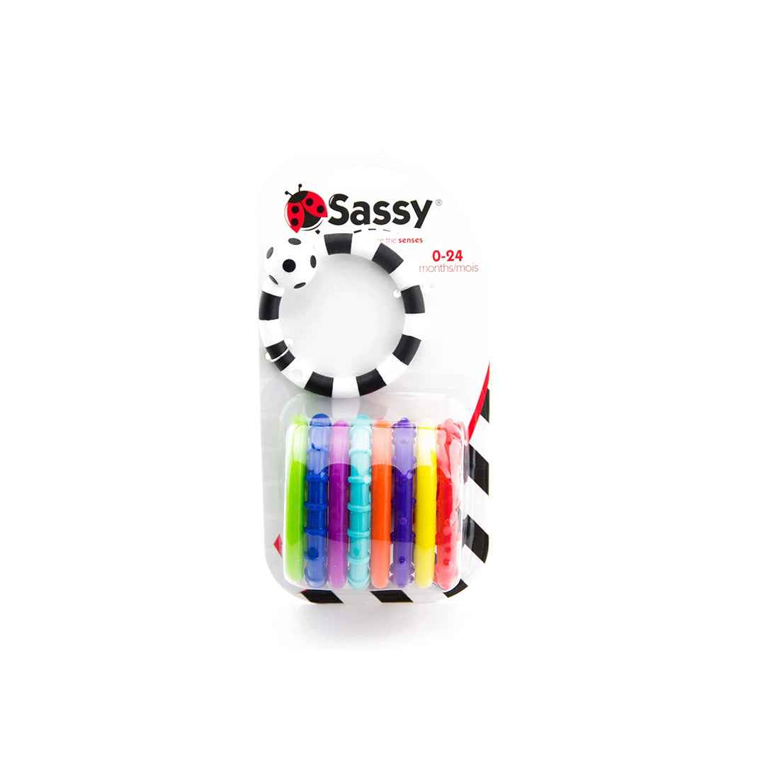 Sassy Ring O' Links - Activity Links & Teether Toy (Newborn+) - Toyspry