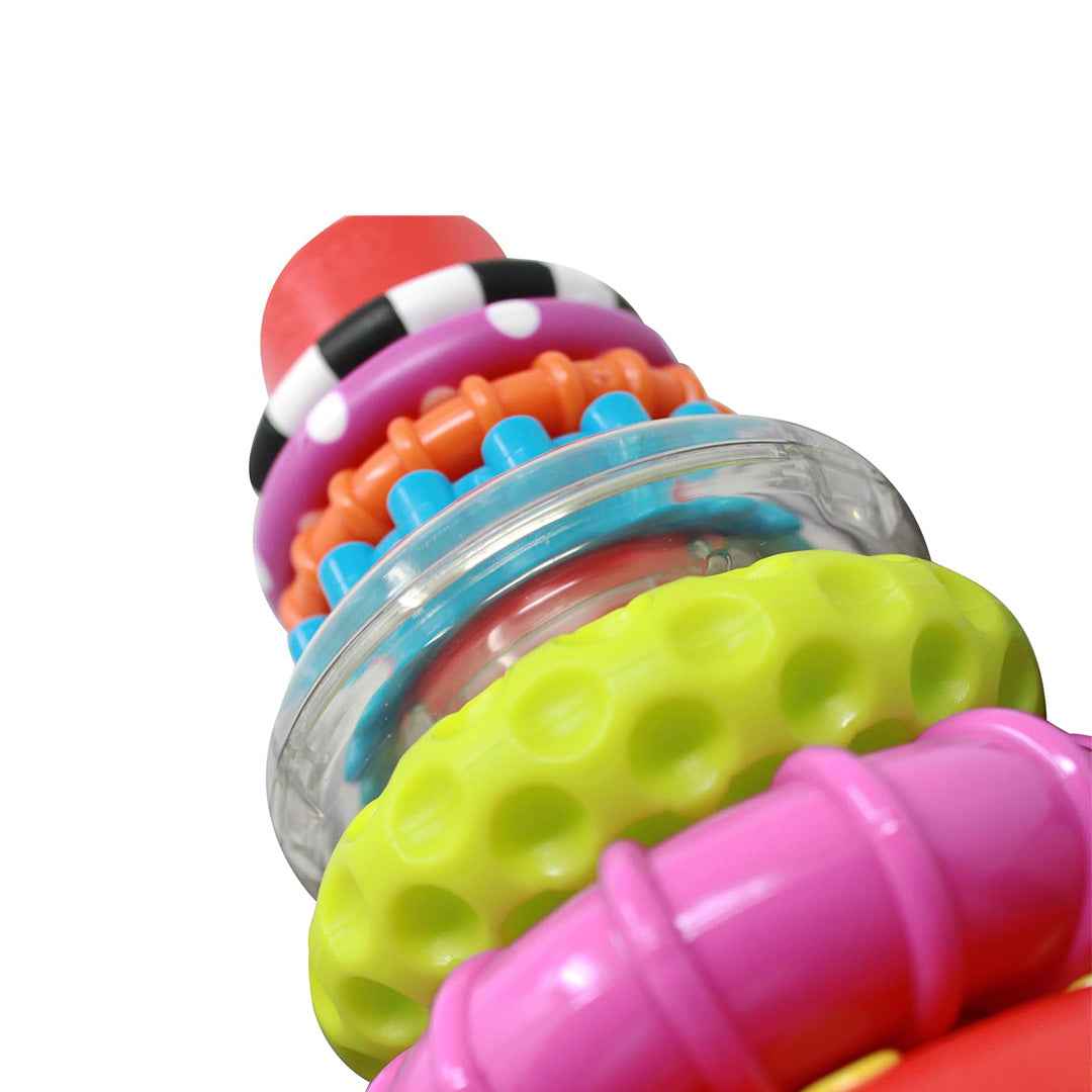 Sassy Stacks of Circles - Educational Baby Stacking Toy (6M+) - Toyspry