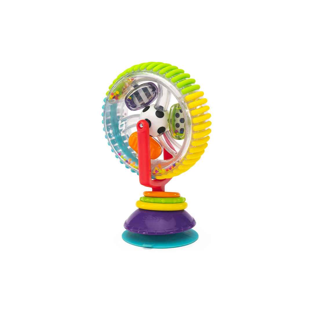 Sassy Wonder Wheel Suction Toy - Interactive Highchair Toy (6M+) - Toyspry