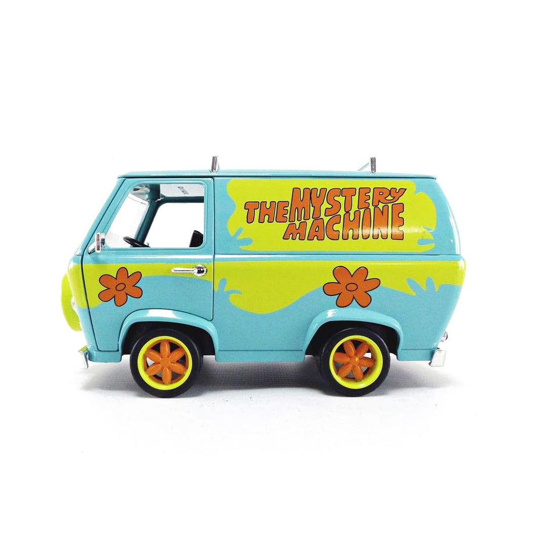 Scooby-Doo Mystery Machine - 1:24 Diecast Model Van with Figures - Toyspry