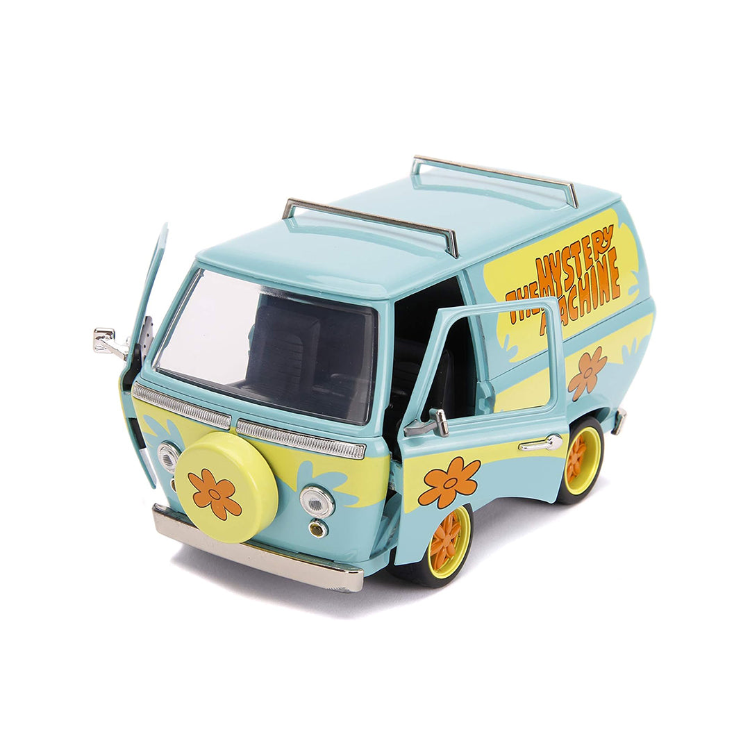 Scooby Doo Mystery Machine Diecast: 1:24 Van with Figures