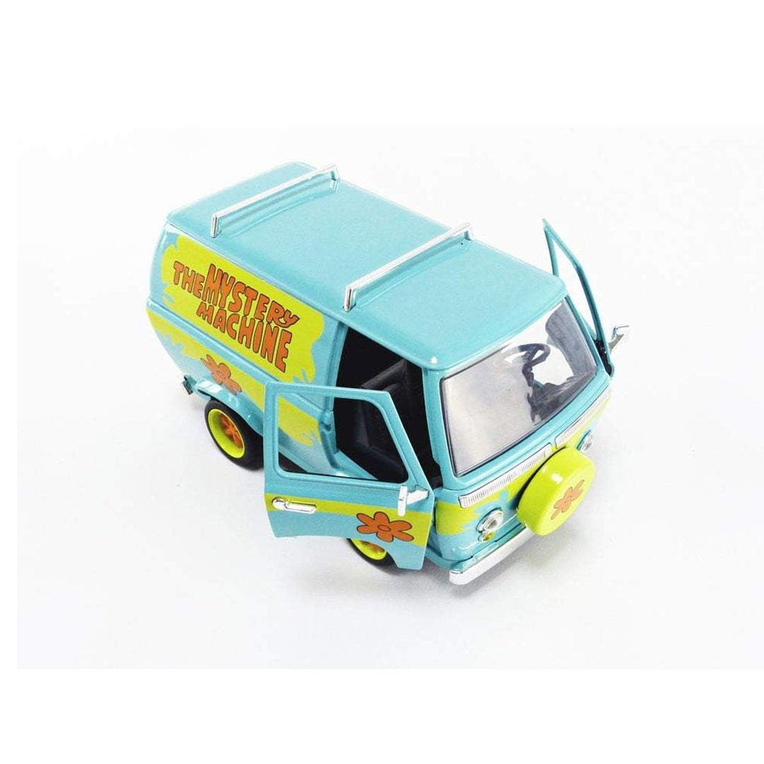 Scooby Doo Mystery Machine Diecast: 1:24 Van with Figures