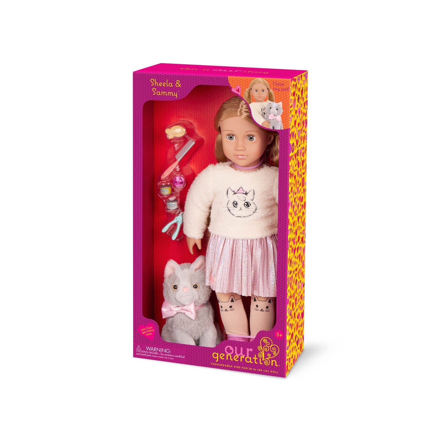 Our Generation Sheela & Sammy Doll with packaging