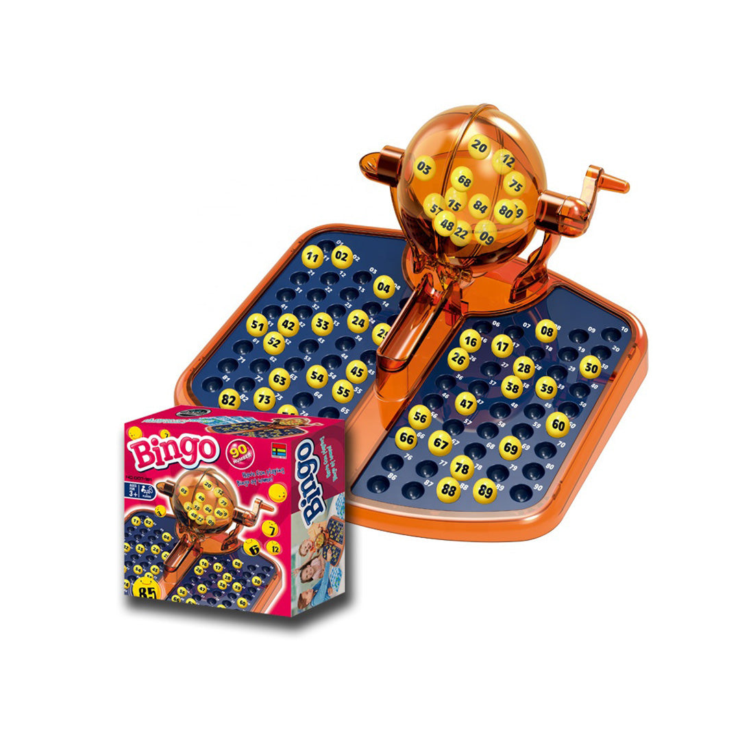 The complete Skid Fusion Bingo Lotto Game set up
