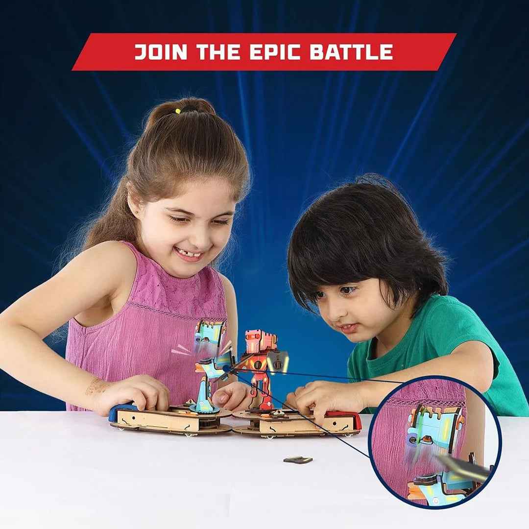 Smartivity Clash of Cyborgs - DIY 2-Player STEM Battle Game (6Y+) - Toyspry