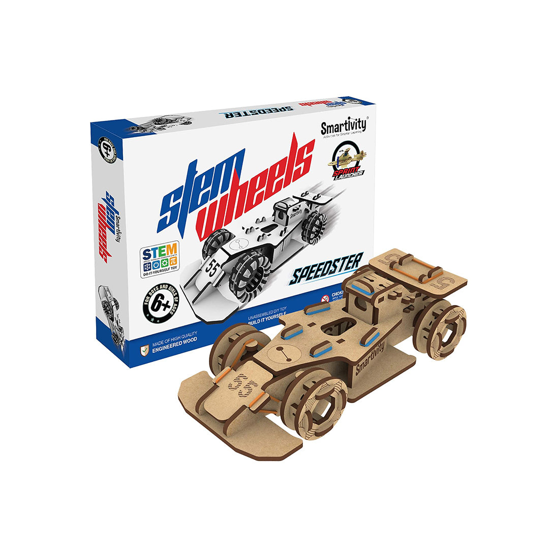 Smartivity DIY Racing Car | 92-Piece STEM Building Kit