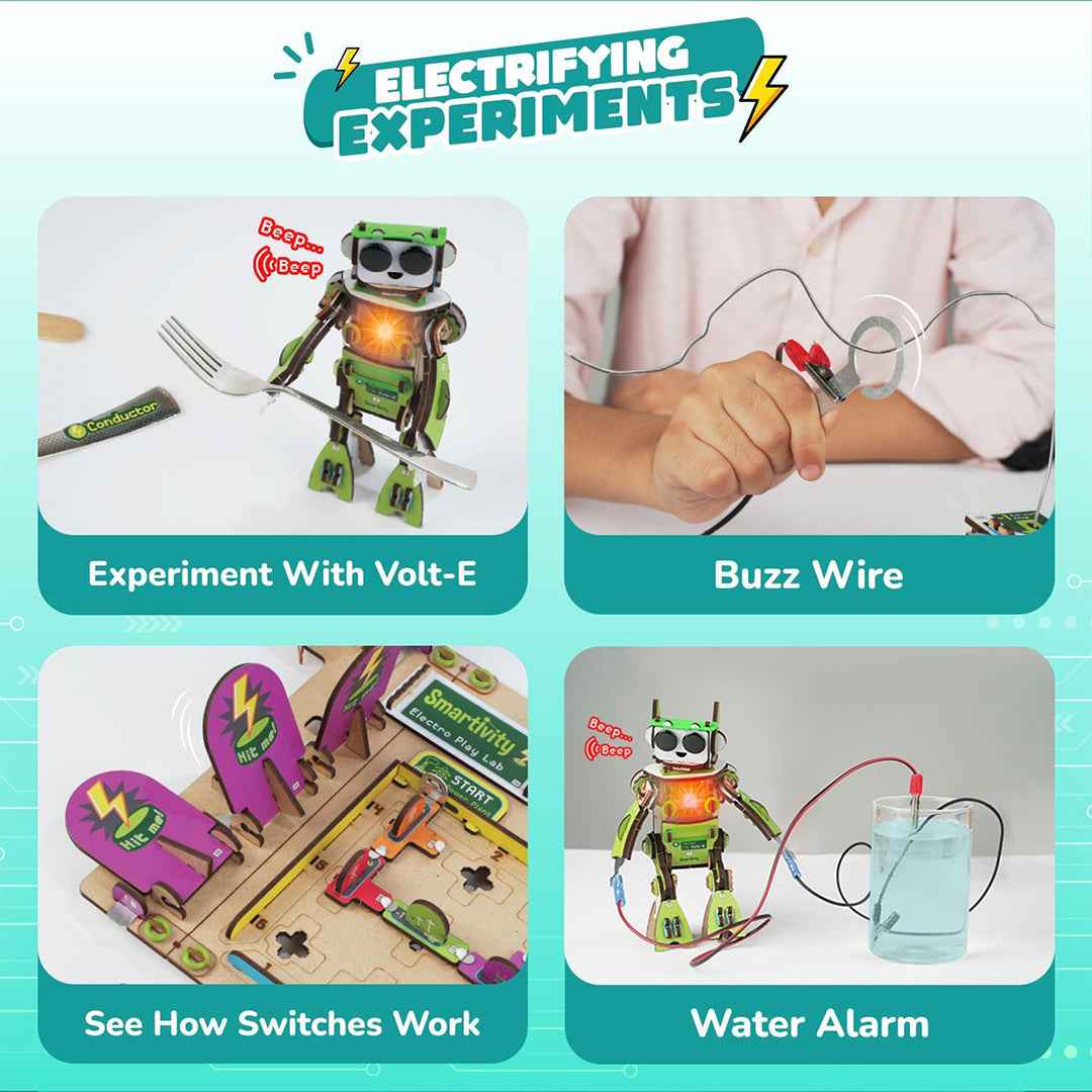 Smartivity Electro Play Lab - DIY Circuit Robot STEM Kit (8Y+) - Toyspry