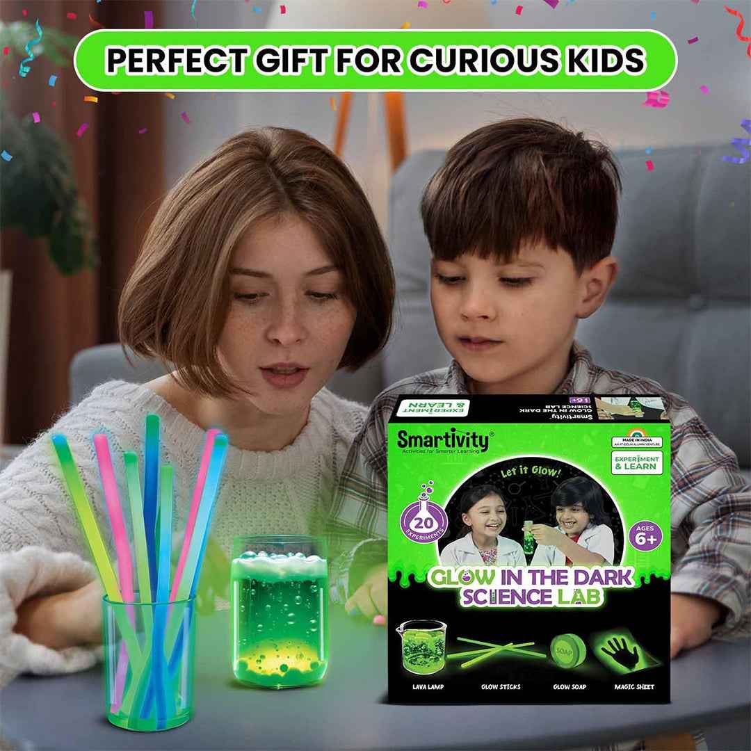 Smartivity Glow in the Dark Science Kit - Chemistry STEM Toy (6-14Y) - Toyspry