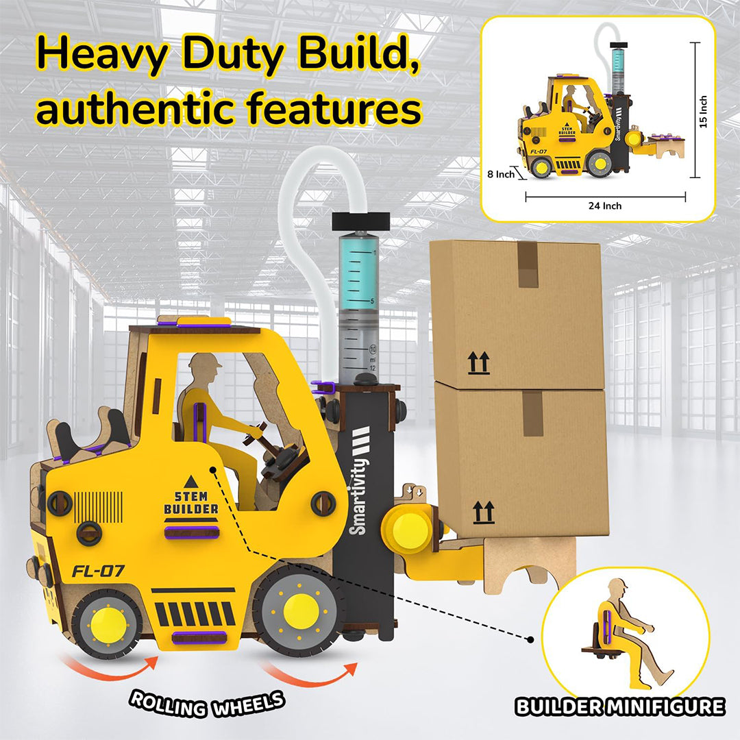 Smartivity Hydraulic Forklift | DIY STEM Kit