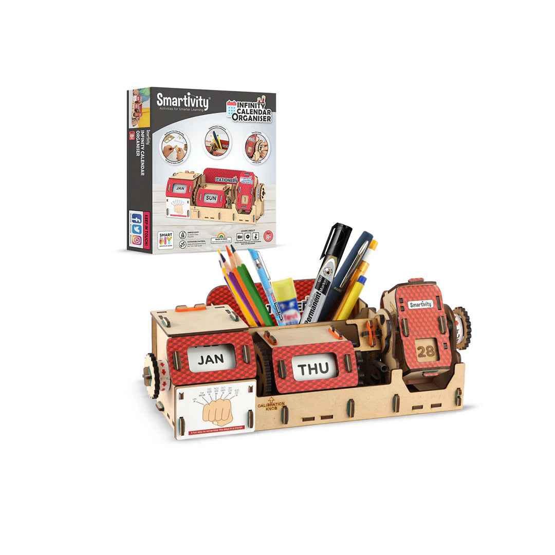 Smartivity Infinity Calendar Organizer - DIY STEM Desk Kit (8Y+) - Toyspry