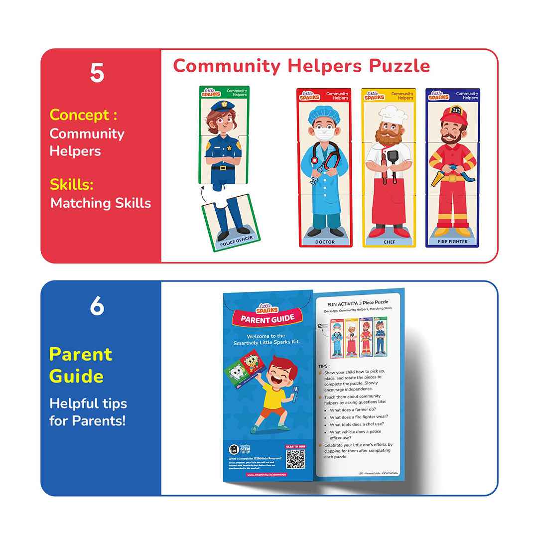 Smartivity Play & Learn Kit - 5-in-1 Preschool Activity Box (3-5Y) - Toyspry