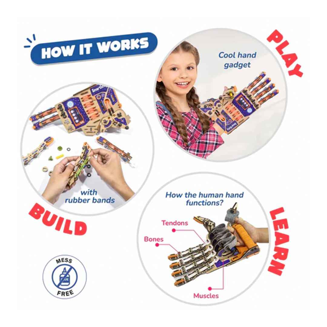 Smartivity Mechanical Hand Kit - DIY Robot Toy (8Y+) - Toyspry