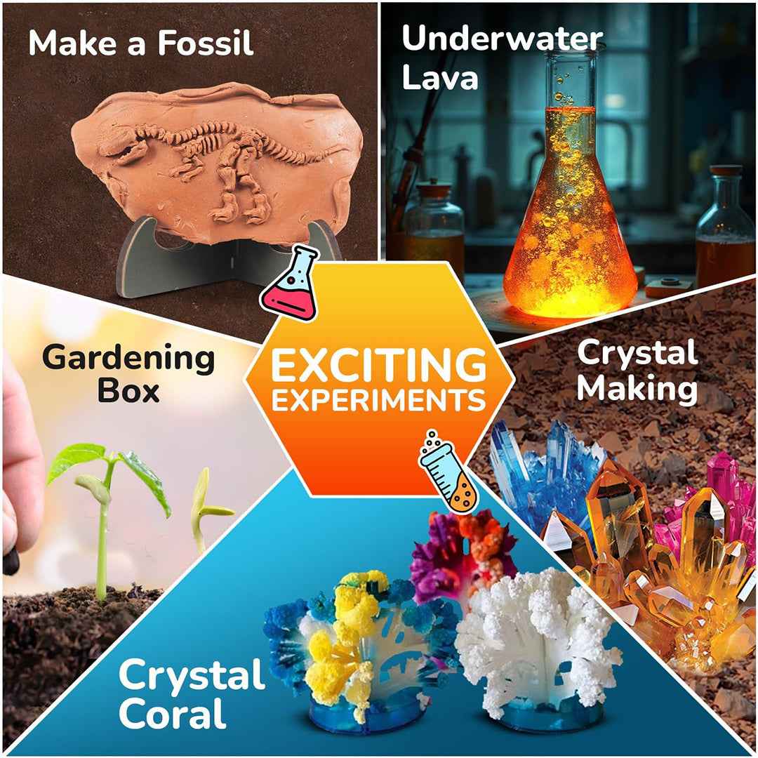Smartivity Mega Crystal Earth Kit - 20-in-1 Science STEM Toy (8-14Y) - Toyspry