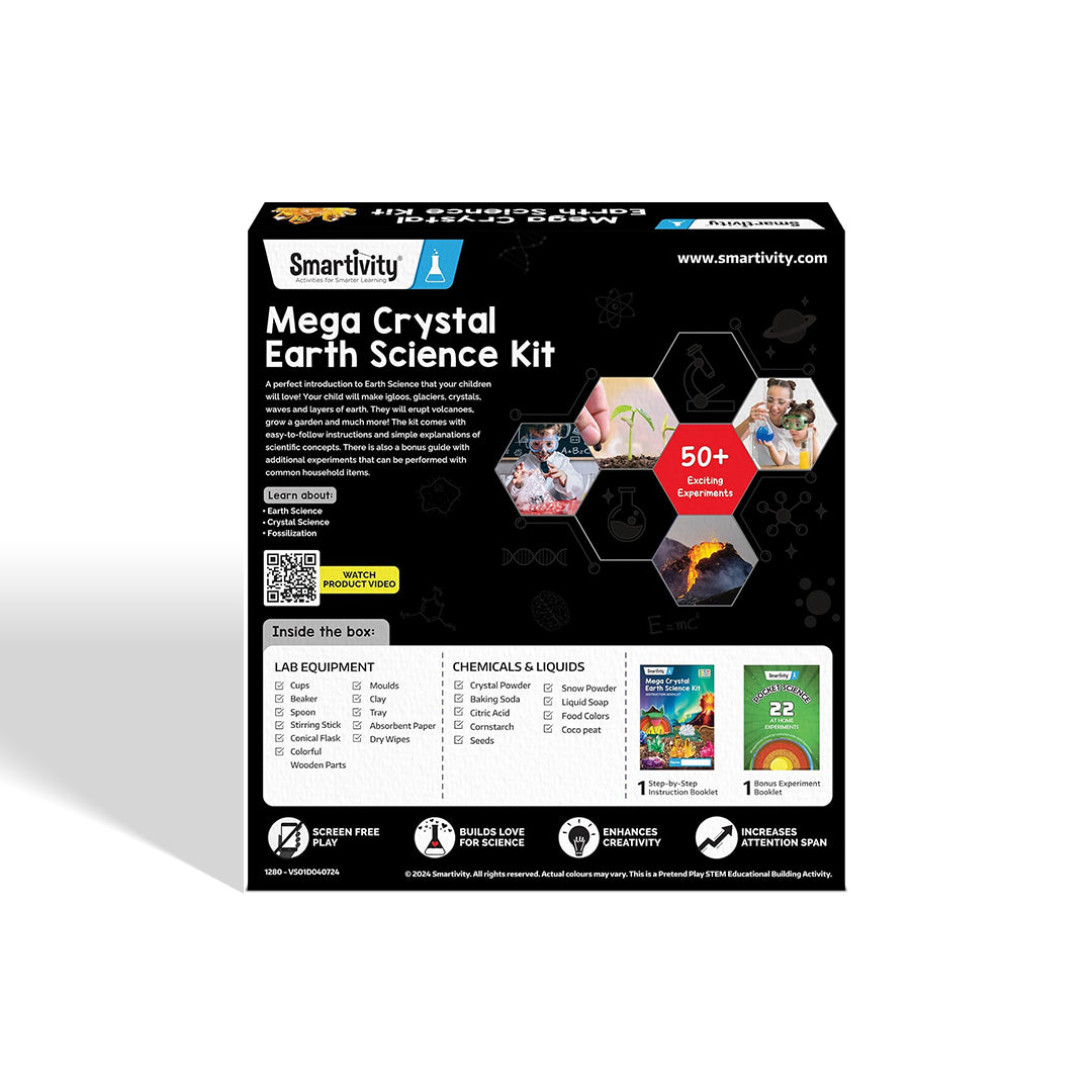 Smartivity Mega Crystal Earth | Easy Science Kit