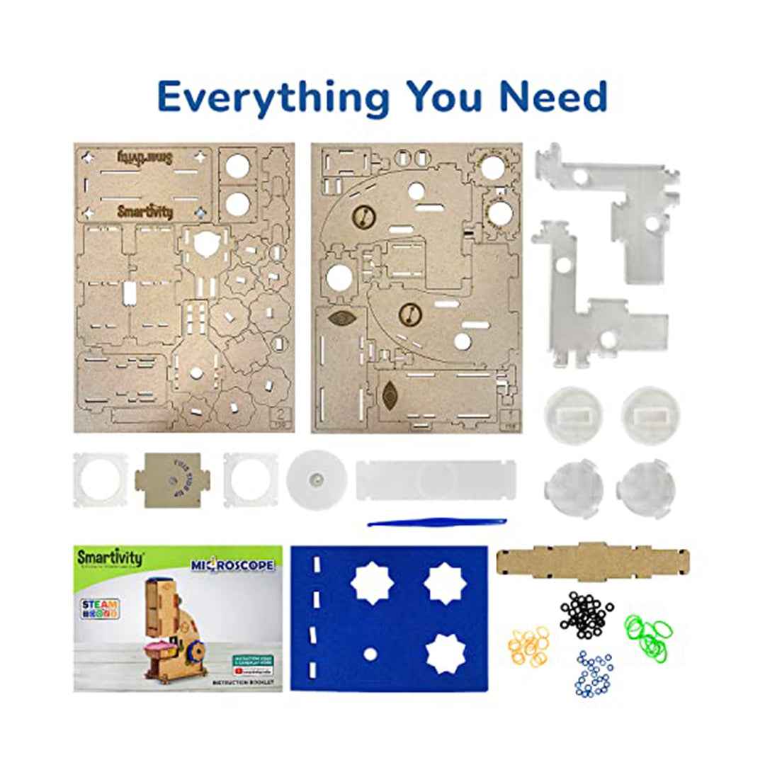 Smartivity Microscope - DIY 100x Zoom STEM Kit (8Y+) - Toyspry
