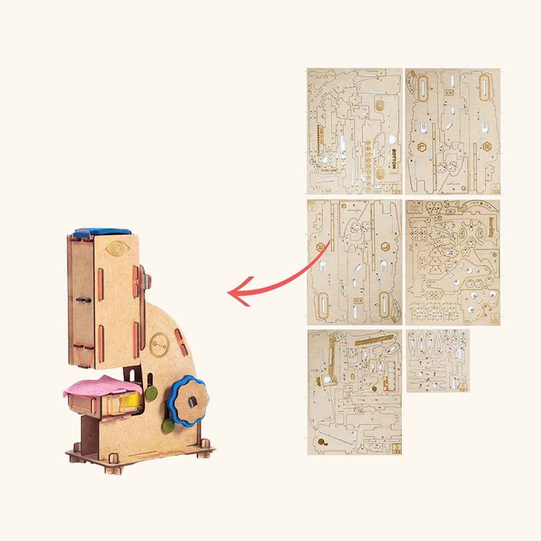 Smartivity Microscope - DIY 100x Zoom STEM Kit (8Y+) - Toyspry