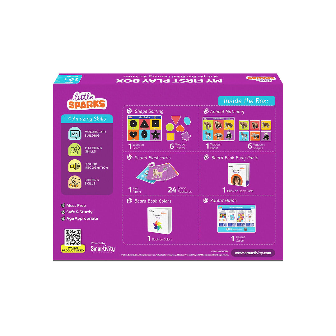 The Smartivity My First Play Box 5-in-1 Montessori Kit box
