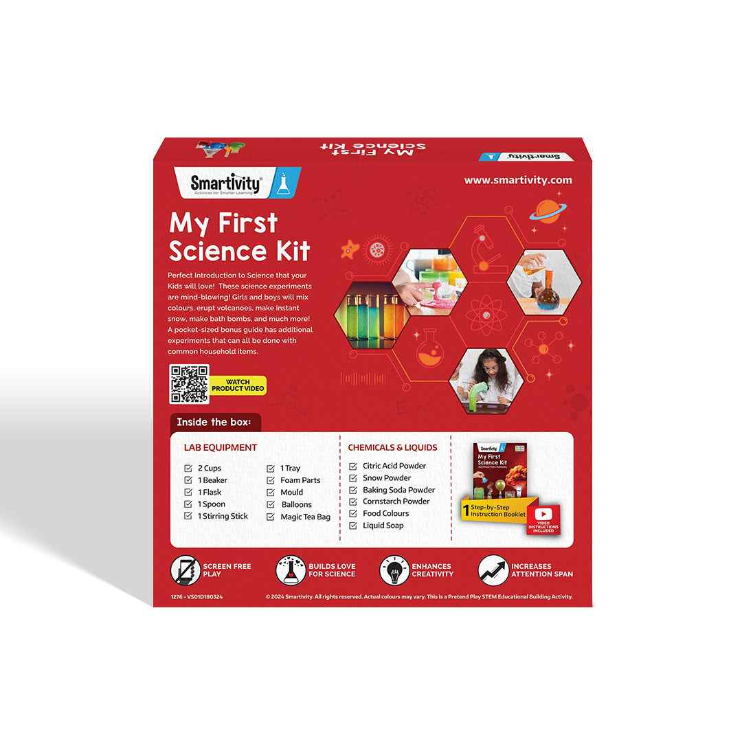 Smartivity My First STEM Science Kit - Beginner Chemistry Set (6Y+) - Toyspry