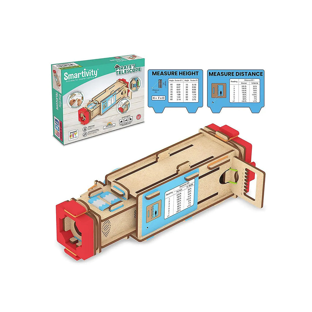 The Smartivity Pirate's Telescope kit in its packaging
