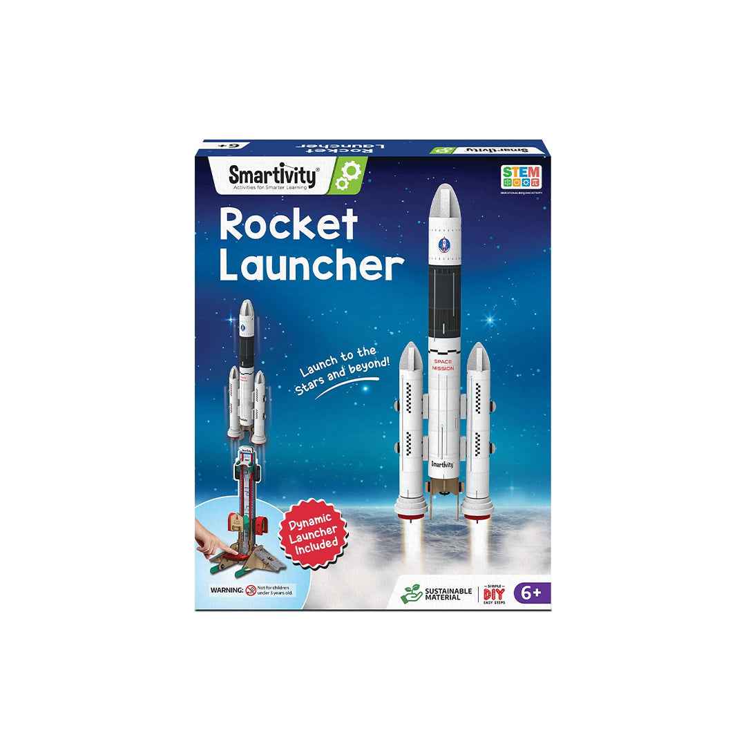 Smartivity Rocket Launcher - DIY STEM Construction Kit (6-14Y) - Toyspry