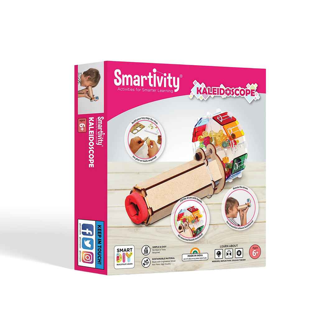 Smartivity STEM Kaleidoscope - DIY Optics Building Kit (6Y+) - Toyspry