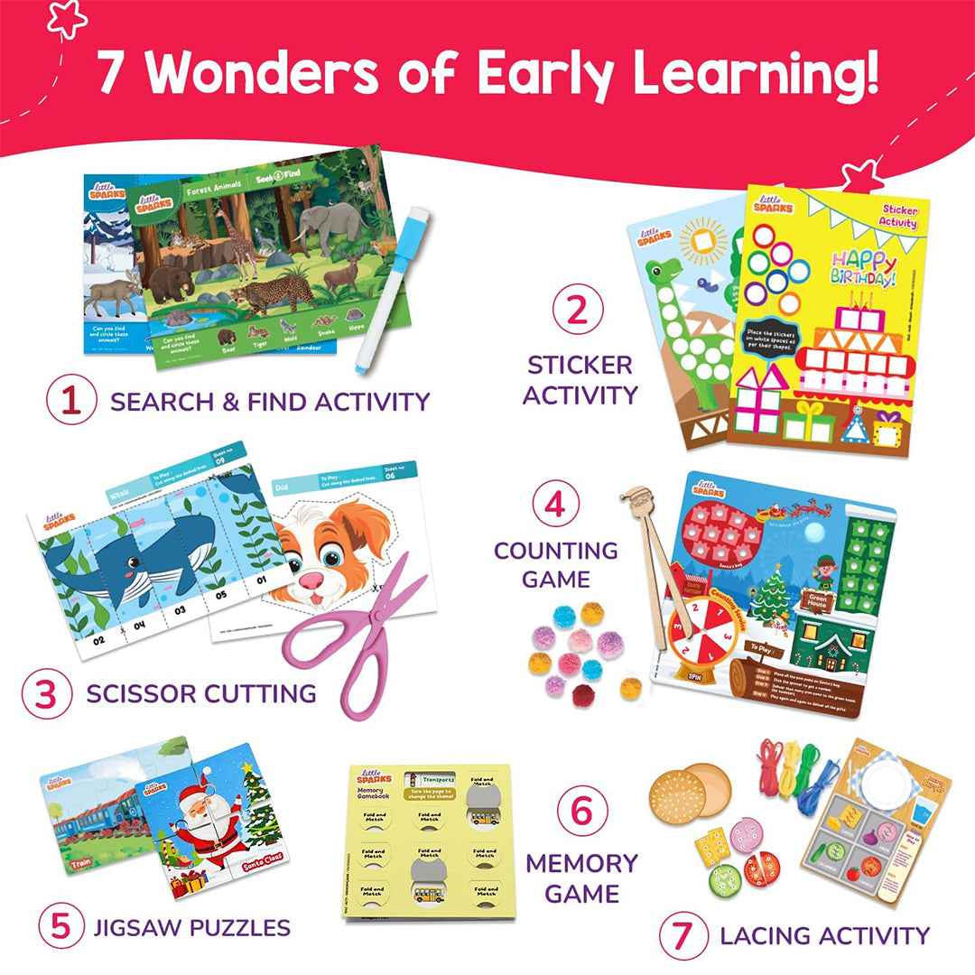 Smartivity Smart Busy Box - 7-in-1 Montessori Activity Kit (3Y+) - Toyspry