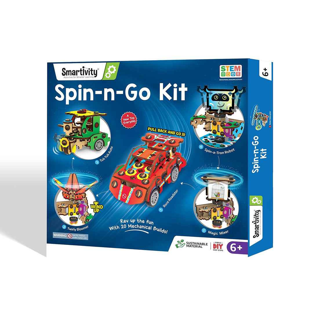 Smartivity 20-in-1 Physics & Engineering Kit - DIY STEM Toy (6Y+) - Toyspry