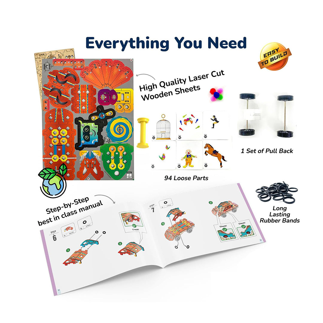 Smartivity Spin-n-Go | 20-in-1 DIY STEM Kit