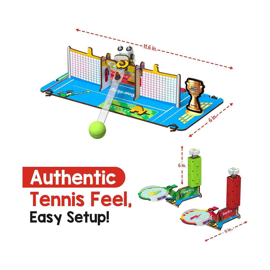 Smartivity Tabletop Tennis & Pickleball - DIY STEM Game (6-12Y) - Toyspry