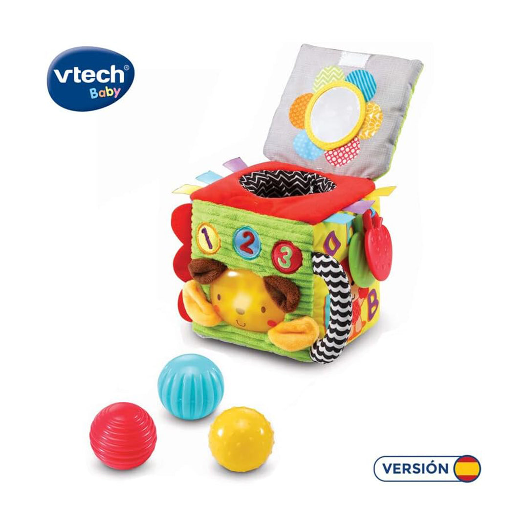 VTech Soft & Smart Sensory Cube - Activity Cube for Infants - Toyspry