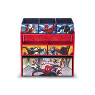 Spider-Man Multi-Bin Toy Organizer for Kids - Delta Spider-Man Toy Organizer