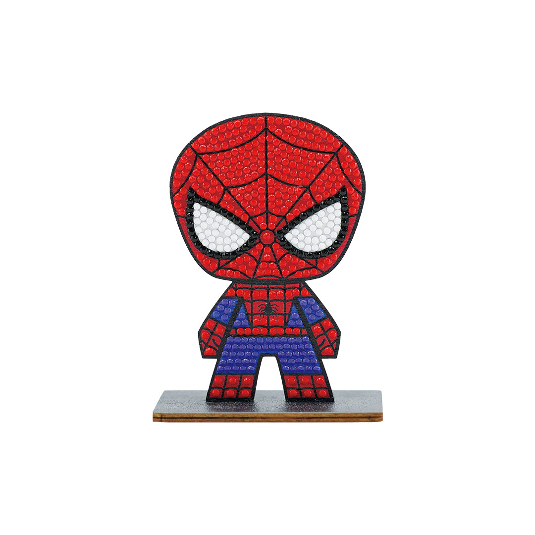 Spider-Man Crystal Art Buddy - Marvel Diamond Painting Craft Kit for Kids and Adults