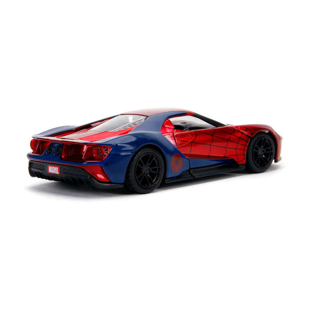 Marvel Spider-Man Ford GT - 1:32 Diecast Model Car - Toyspry