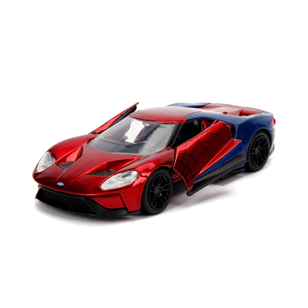 Marvel Spider-Man Ford GT - 1:32 Diecast Model Car - Toyspry